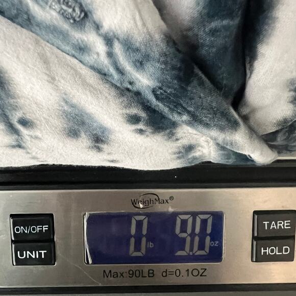 Women's Button Front Tie Dye Shirt Size XL Long Sleeve Ceam & Gray - Picture 12 of 12